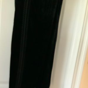 Johnny Was Velvet Black Pants